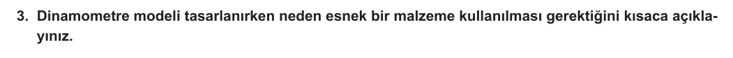 5. Sınıf Fen Bilimleri 2023-2024 1. Dönem 2. Yazılı 2. Bölüm 3. Soru görseli