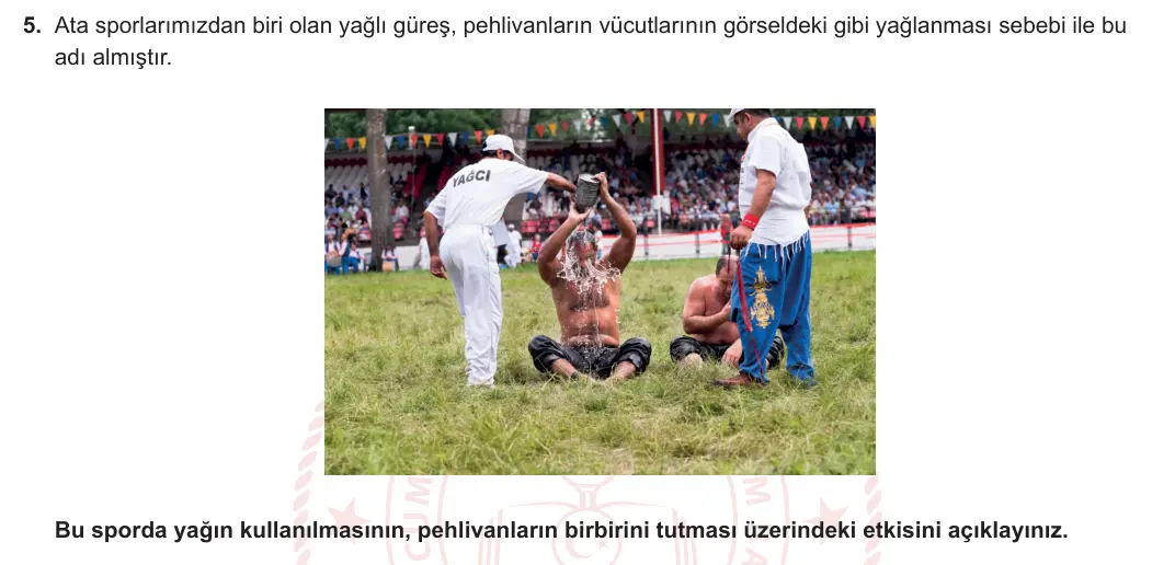 5. Sınıf Fen Bilimleri 2023-2024 1. Dönem 2. Yazılı 2. Bölüm 5. Soru görseli