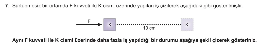 7. Sınıf Fen Bilimleri 2023-2024 1. Dönem 2. Yazılı 1. Bölüm 7. Soru görseli