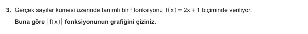 10. Sınıf Matematik 2023-2024 1. Dönem 2. Yazılı 1. Bölüm 3. Soru görseli