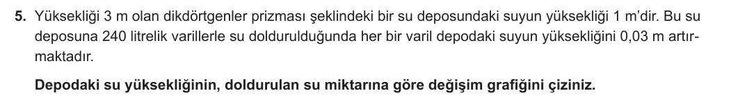 10. Sınıf Matematik 2023-2024 1. Dönem 2. Yazılı 4. Bölüm 5. Soru görseli