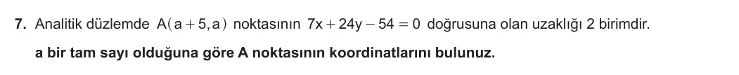 11. Sınıf Matematik 2023-2024 1. Dönem 2. Yazılı 4. Bölüm 7. Soru görseli