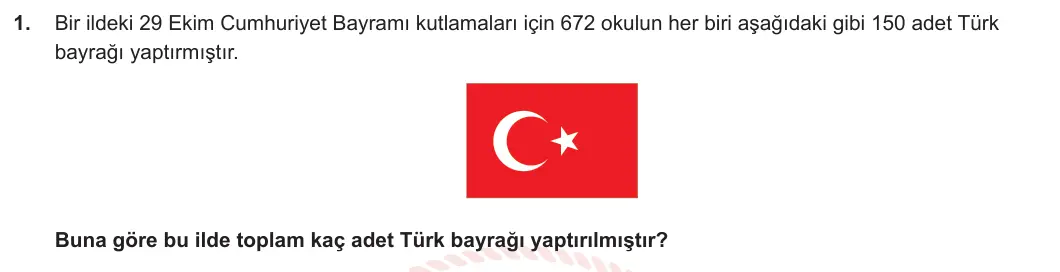 5. Sınıf Matematik 2023-2024 1. Dönem 2. Yazılı 2. Bölüm 1. Soru görseli