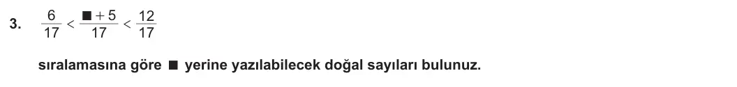5. Sınıf Matematik 2023-2024 1. Dönem 2. Yazılı 2. Bölüm 3. Soru görseli