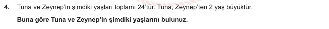 5. Sınıf Matematik 2023-2024 1. Dönem 2. Yazılı 3. Bölüm 4. Soru görseli