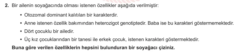 10. Sınıf Biyoloji 2023-2024 2. Dönem 1. Yazılı 4. Bölüm 2. Soru görseli
