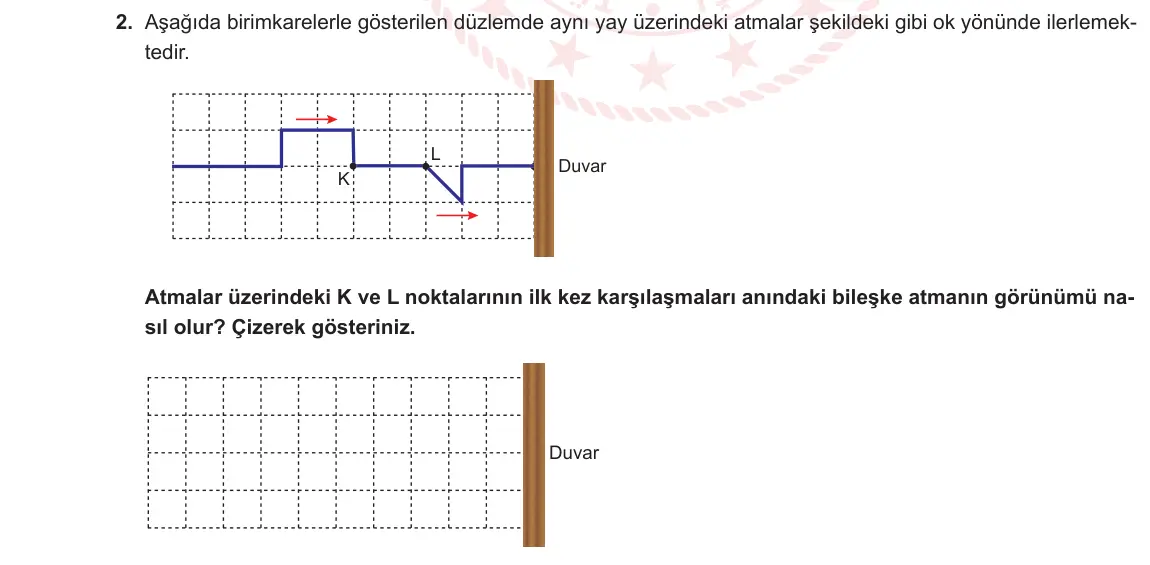10. Sınıf Fizik 2023-2024 2. Dönem 1. Yazılı 4. Bölüm 2. Soru görseli
