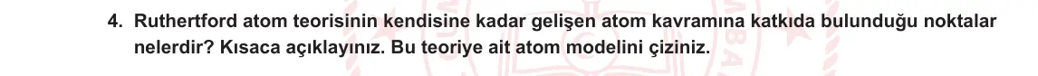 12. Sınıf Fizik 2023-2024 2. Dönem 1. Yazılı 2. Bölüm 4. Soru görseli
