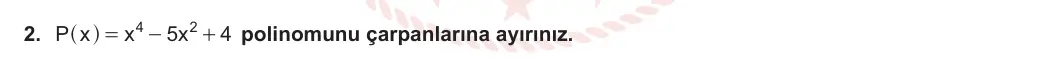 10. Sınıf Matematik 2023-2024 2. Dönem 1. Yazılı 3. Bölüm 2. Soru görseli