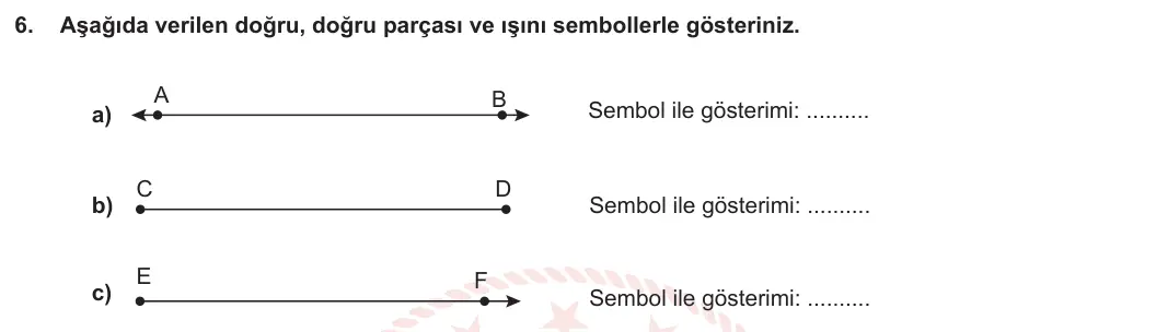 5. Sınıf Matematik 2023-2024 2. Dönem 1. Yazılı 3. Bölüm 6. Soru görseli