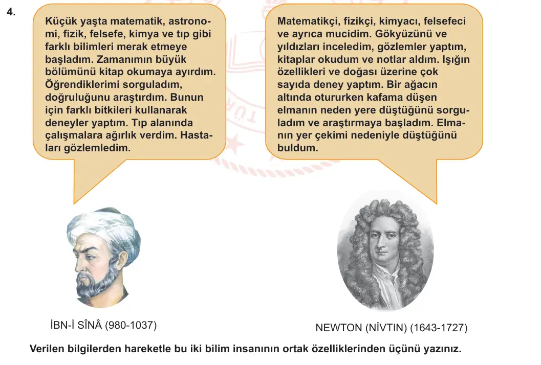 5. Sınıf Sosyal Bilgiler 2023-2024 2. Dönem 1. Yazılı 2. Bölüm 4. Soru görseli
