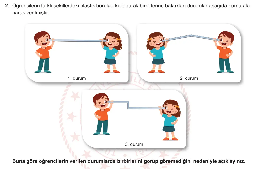 5. Sınıf Fen Bilimleri 2023-2024 2. Dönem 2. Yazılı 1. Bölüm 2. Soru görseli