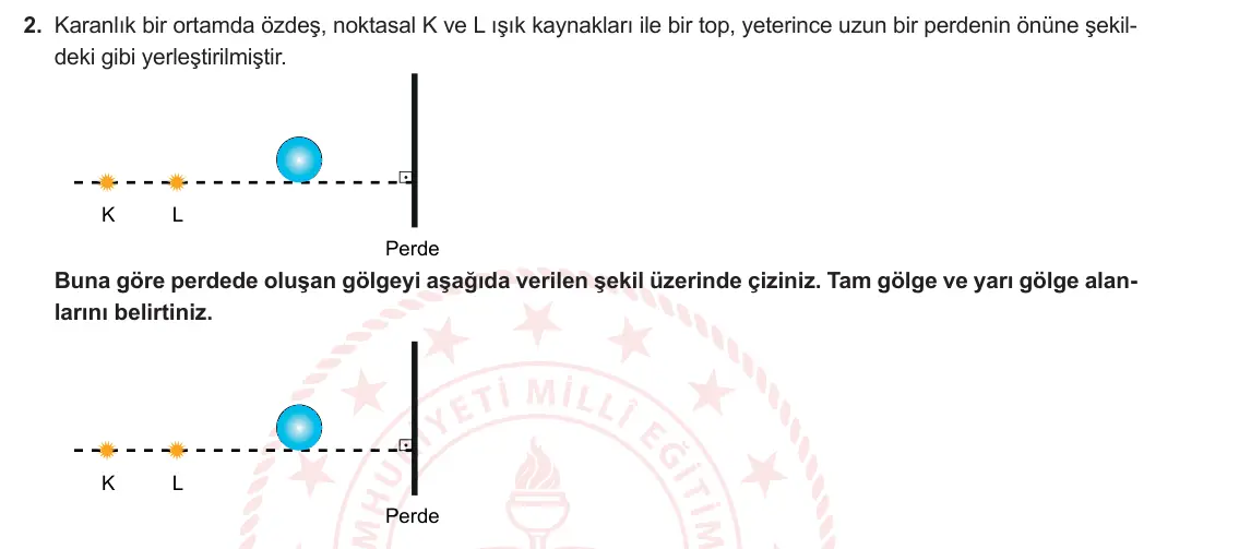 10. Sınıf Fizik 2023-2024 2. Dönem 2. Yazılı 2. Bölüm 2. Soru görseli