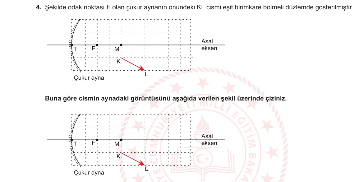 10. Sınıf Fizik 2023-2024 2. Dönem 2. Yazılı 2. Bölüm 4. Soru görseli