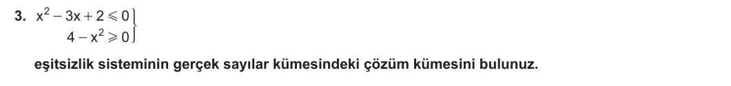 11. Sınıf Matematik 2023-2024 2. Dönem 2. Yazılı 2. Bölüm 3. Soru görseli