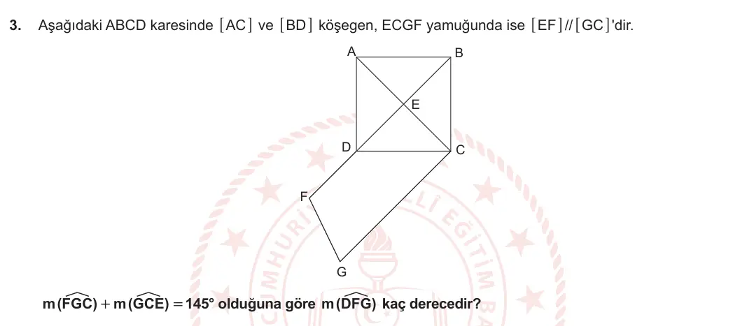 5. Sınıf Matematik 2023-2024 2. Dönem 2. Yazılı 2. Bölüm 3. Soru görseli