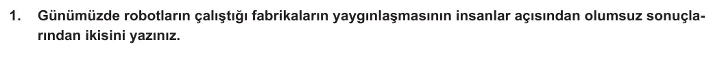 7. Sınıf Sosyal Bilgiler 2023-2024 2. Dönem 2. Yazılı 2. Bölüm 1. Soru görseli