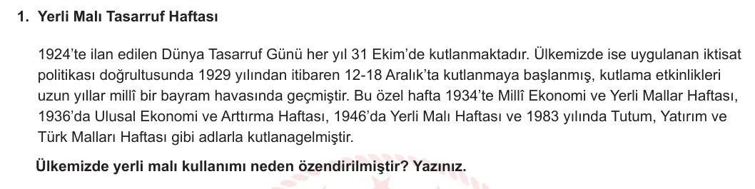 12. Sınıf T.C. İnkılap Tarihi ve Atatürkçülük 2023-2024 2. Dönem 2. Yazılı 1. Bölüm 1. Soru görseli
