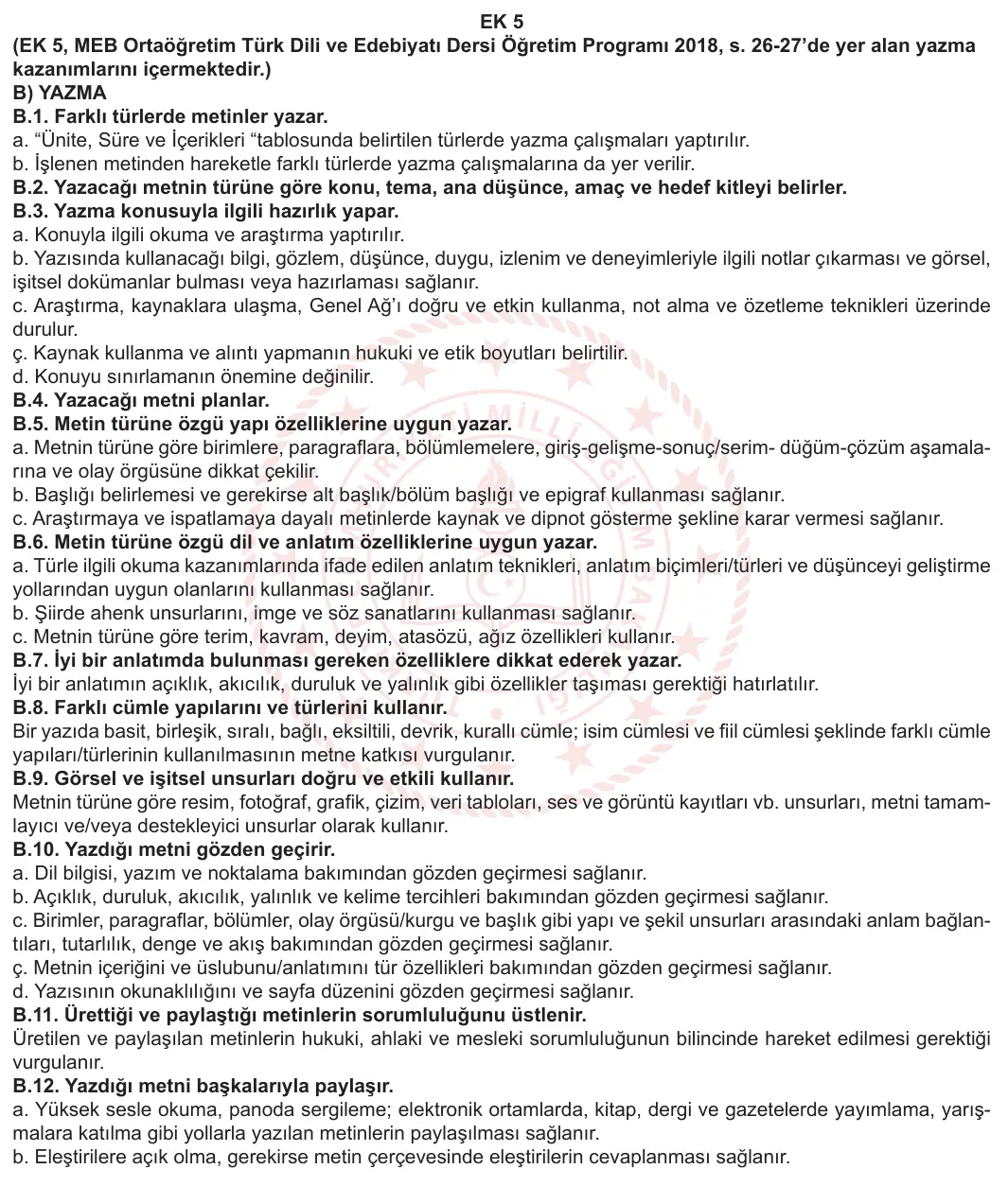 12. Sınıf Türk Dili ve Edebiyatı 2023-2024 2. Dönem 2. Yazılı 2. Bölüm 6. Soru görseli (2/2)