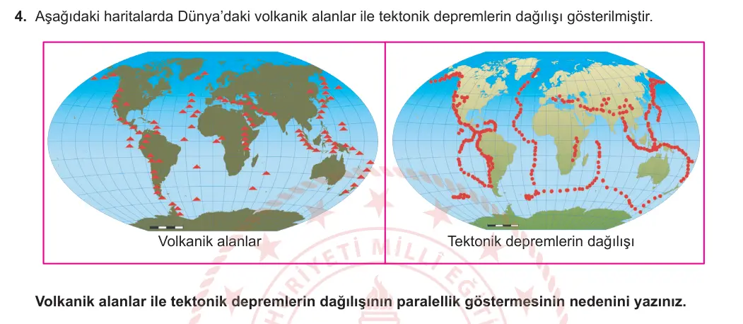 10. Sınıf Coğrafya 2024-2025 1. Dönem 1. Yazılı 4. Soru görseli (1/2)
