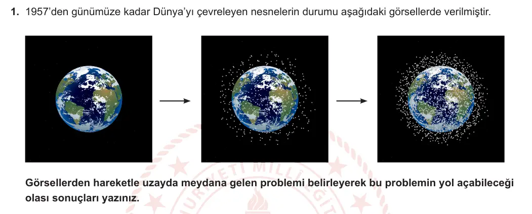7. Sınıf Fen Bilimleri 2024-2025 1. Dönem 1. Yazılı 1. Soru görseli (1/2)