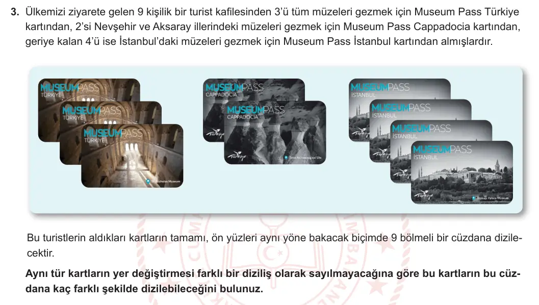 10. Sınıf Matematik 2024-2025 1. Dönem 1. Yazılı 3. Soru görseli