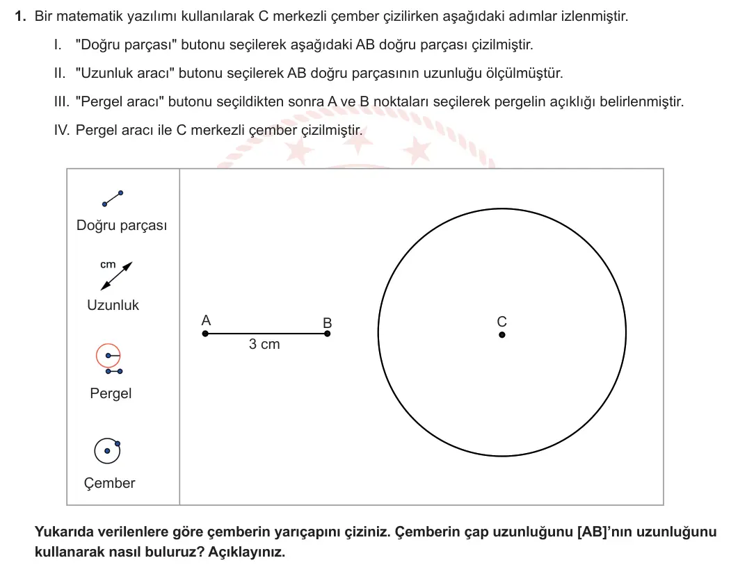 5. Sınıf Matematik 2024-2025 1. Dönem 1. Yazılı 1. Soru görseli