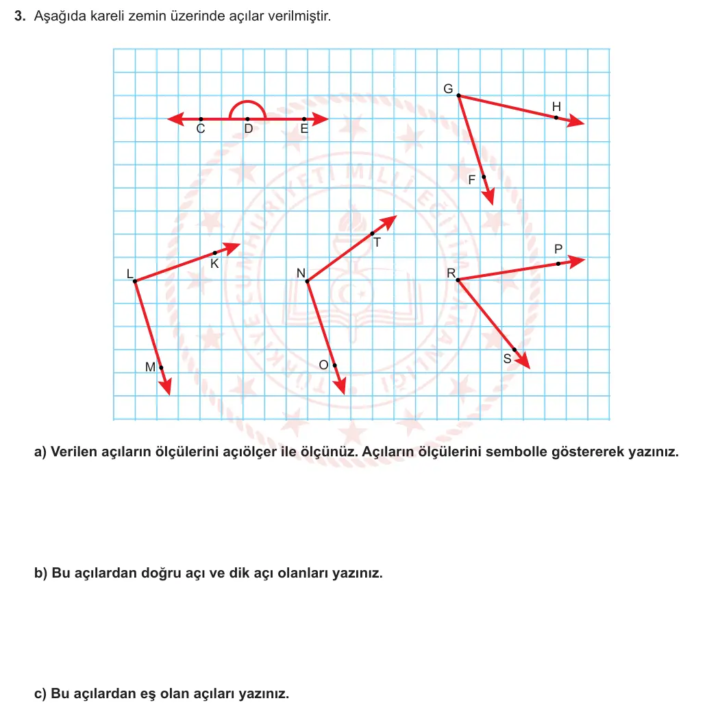 5. Sınıf Matematik 2024-2025 1. Dönem 1. Yazılı 3. Soru görseli