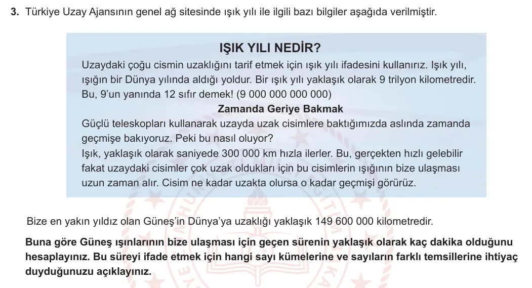 9. Sınıf Matematik 2024-2025 1. Dönem 1. Yazılı 3. Soru görseli