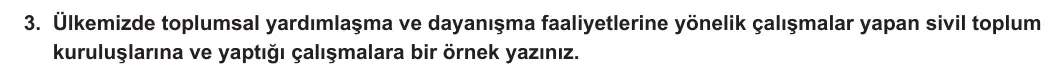 5. Sınıf Sosyal Bilgiler 2024-2025 1. Dönem 1. Yazılı 3. Soru görseli