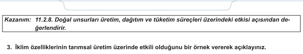 11. Sınıf Coğrafya 2024-2025 1. Dönem 2. Yazılı 2. Soru görseli (2/2)