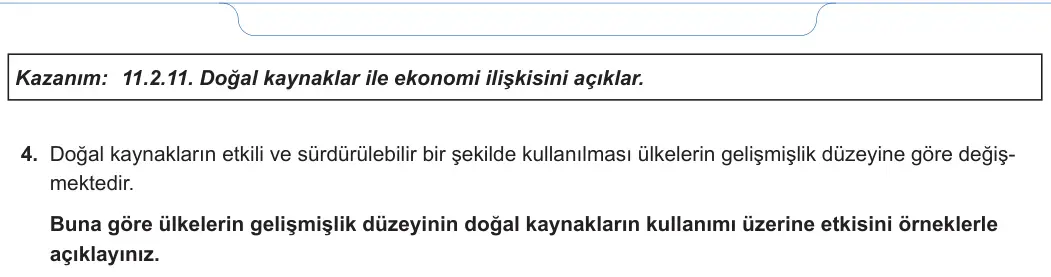11. Sınıf Coğrafya 2024-2025 1. Dönem 2. Yazılı 3. Soru görseli (2/2)