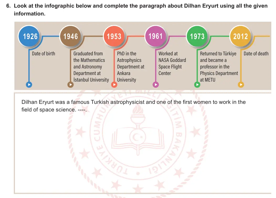 11. Sınıf İngilizce 2024-2025 1. Dönem 2. Yazılı 6. Soru görseli