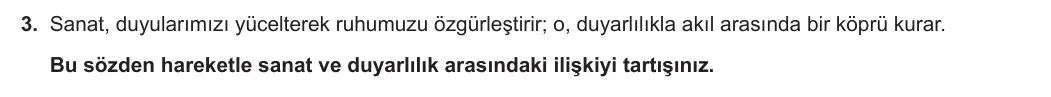 10. Sınıf Felsefe 2024-2025 2. Dönem 2. Yazılı 3. Soru görseli