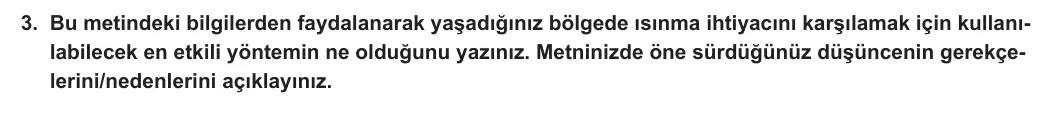 6. Sınıf Türkçe 2024-2025 2. Dönem 2. Yazılı 3. Soru (Yıldırım Yayınları) görseli (2/2)