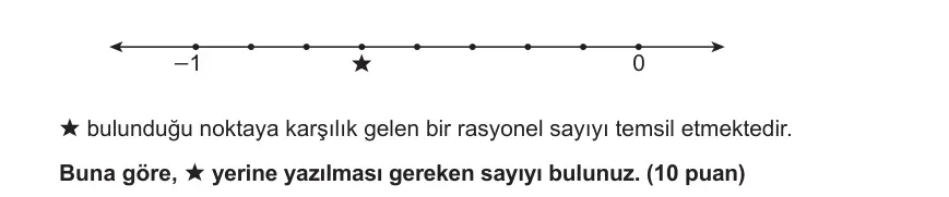 7. Sınıf Matematik 2024-2025 1. Dönem 2. Yazılı Ortak Sınav 2. Soru (Öğle Oturumu, Mazeret Sınavı) görseli (2/2)