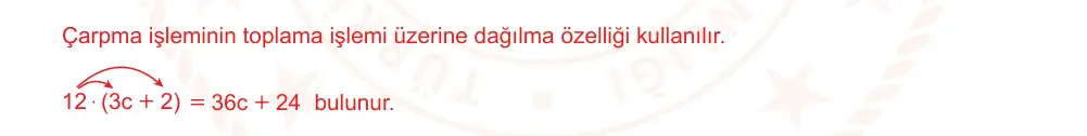 7. Sınıf Matematik 2024-2025 1. Dönem 2. Yazılı Ortak Sınav 4. Soru (Öğle Oturumu, Mazeret Sınavı) resmi çözüm görseli