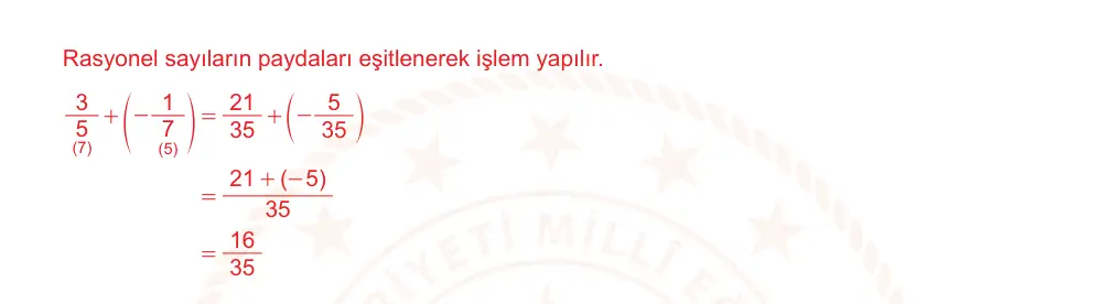 7. Sınıf Matematik 2024-2025 1. Dönem 2. Yazılı Ortak Sınav 1. Soru (Öğle Oturumu) resmi çözüm görseli