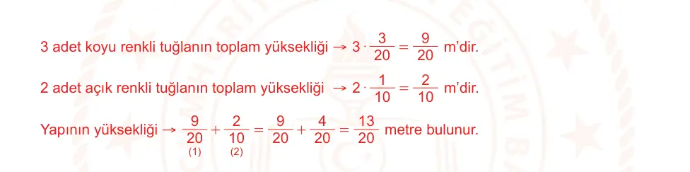 7. Sınıf Matematik 2024-2025 1. Dönem 2. Yazılı Ortak Sınav 7. Soru (Öğle Oturumu) resmi çözüm görseli
