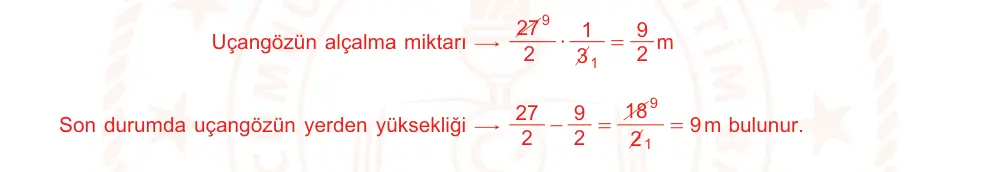 7. Sınıf Matematik 2024-2025 1. Dönem 2. Yazılı Ortak Sınav 7. Soru (Sabah Oturumu, Mazeret Sınavı) resmi çözüm görseli