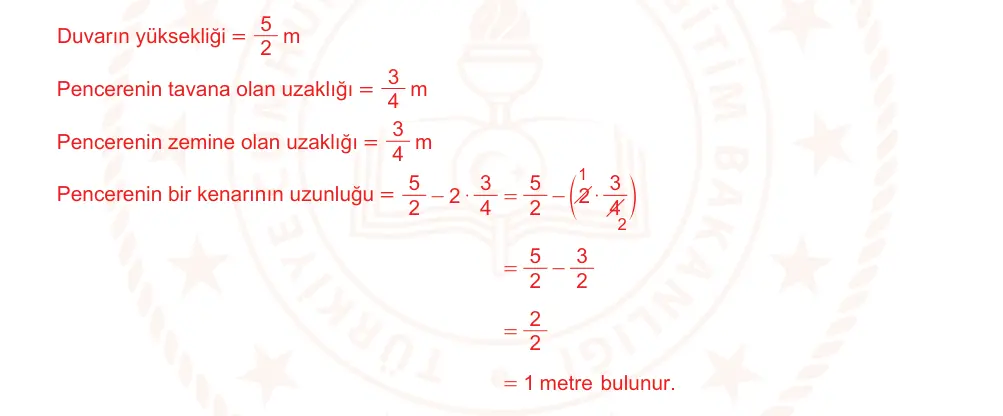 7. Sınıf Matematik 2024-2025 1. Dönem 2. Yazılı Ortak Sınav 7. Soru (Sabah Oturumu) resmi çözüm görseli