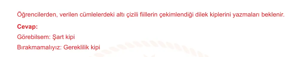 7. Sınıf Türkçe 2024-2025 1. Dönem 2. Yazılı Ortak Sınav 3. Soru (Öğle Oturumu, Mazeret Sınavı, MEB ders kitabı) resmi çözüm görseli