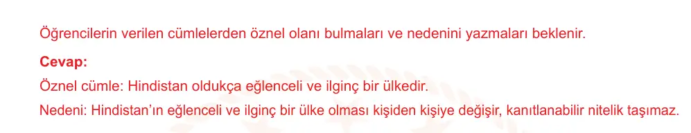 7. Sınıf Türkçe 2024-2025 1. Dönem 2. Yazılı Ortak Sınav 5. Soru (Öğle Oturumu, Özgün ders kitabı) resmi çözüm görseli
