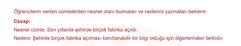 7. Sınıf Türkçe 2024-2025 1. Dönem 2. Yazılı Ortak Sınav 5. Soru (Sabah Oturumu, Özgün ders kitabı) resmi çözüm görseli