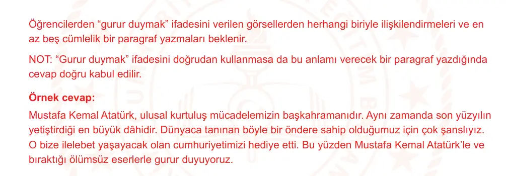 7. Sınıf Türkçe 2024-2025 1. Dönem 2. Yazılı Ortak Sınav 7. Soru (Sabah Oturumu, Özgün ders kitabı) resmi çözüm görseli