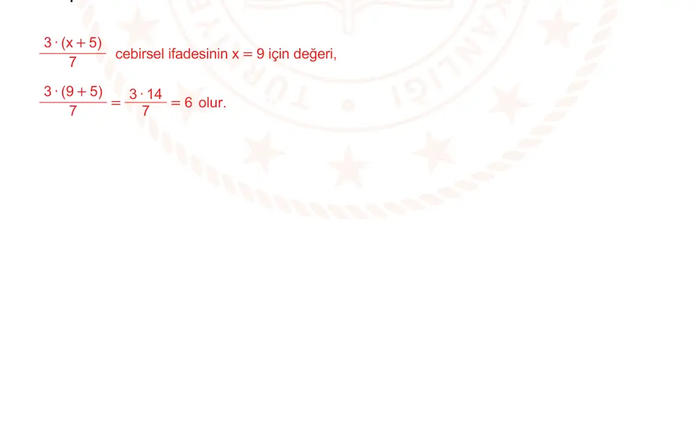 6. Sınıf Matematik 2024-2025 2. Dönem 1. Yazılı Ortak Sınav 6. Soru (Öğle Oturumu, Mazeret Sınavı) resmi çözüm görseli