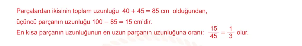 6. Sınıf Matematik 2024-2025 2. Dönem 1. Yazılı Ortak Sınav 4. Soru (Sabah Oturumu, Mazeret Sınavı) resmi çözüm görseli