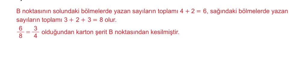 6. Sınıf Matematik 2024-2025 2. Dönem 1. Yazılı Ortak Sınav 4. Soru (Sabah Oturumu, MEB ders kitabı) resmi çözüm görseli