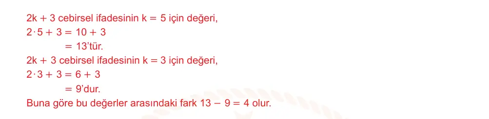 6. Sınıf Matematik 2024-2025 2. Dönem 1. Yazılı Ortak Sınav 6. Soru (Sabah Oturumu, MEB ders kitabı) resmi çözüm görseli