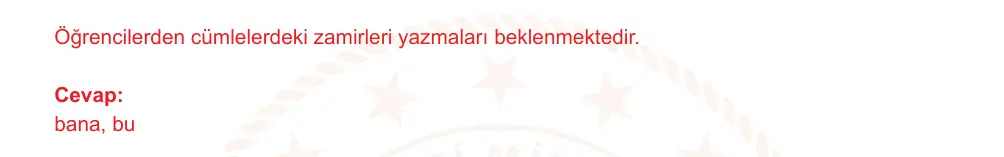 6. Sınıf Türkçe 2024-2025 2. Dönem 1. Yazılı Ortak Sınav 1. Soru (Öğle Oturumu, Mazeret Sınavı, MEB ders kitabı) resmi çözüm görseli